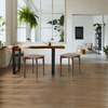 BOGAOJC 10 Inch Modern Style Black Walnut Wooden Stools Backless Chairs Stacking for Living Room, Dining Room, Bedroom, Set of 1, Walnut (10" Tall)
